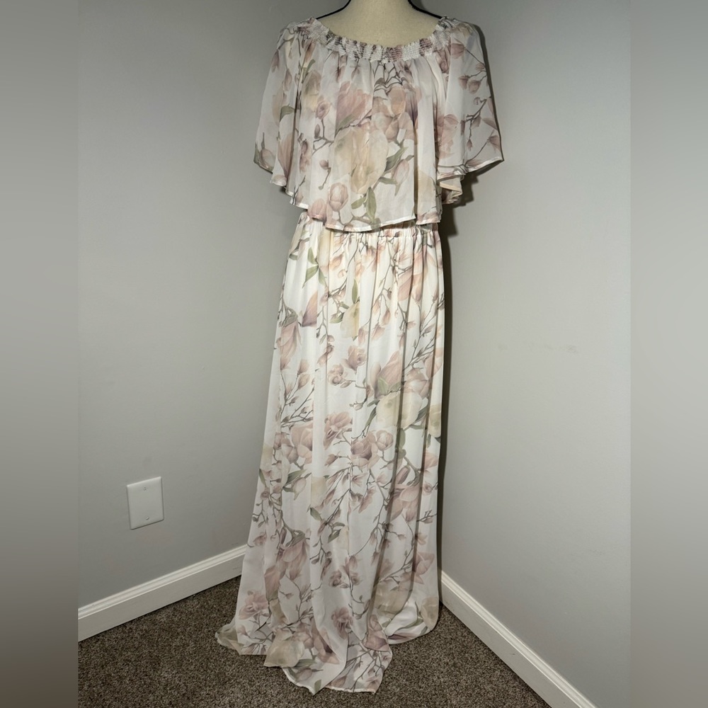 Show me your Mumu 2XL floral long maxi boho dress